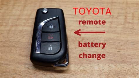 open toyota key fob rfid|replace battery in Toyota fob.